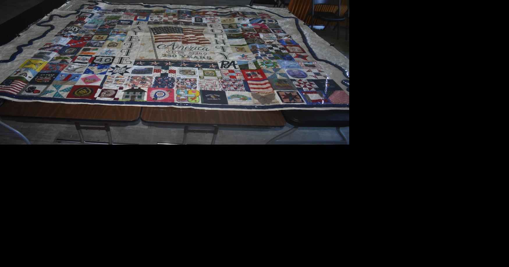 Quilt visits Franklin church