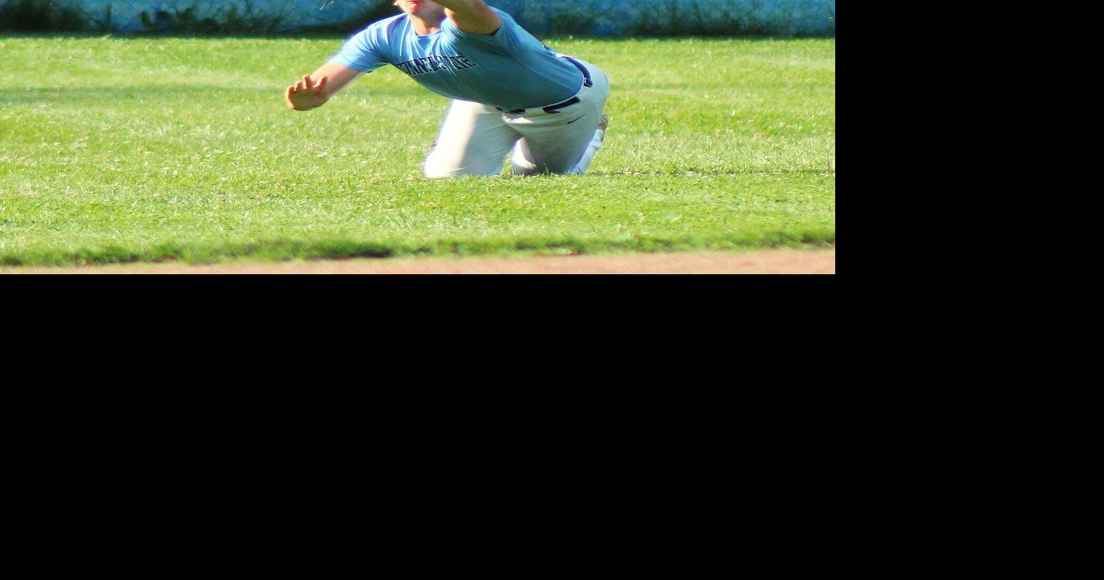 Finiello makes the diving catch