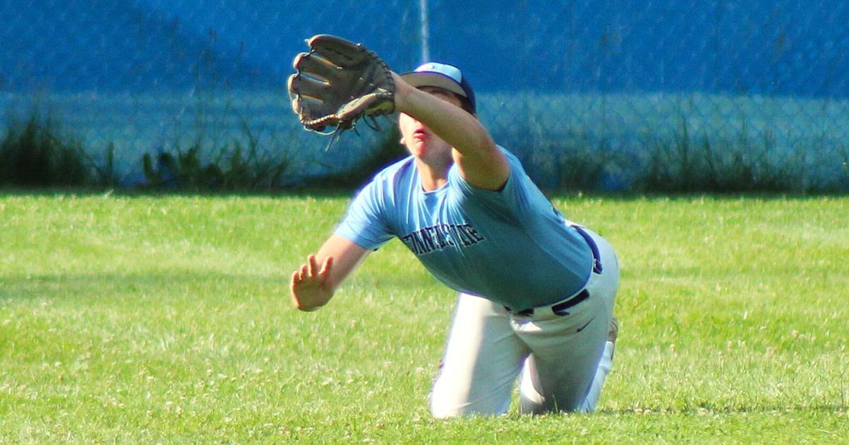 Finiello makes the diving catch