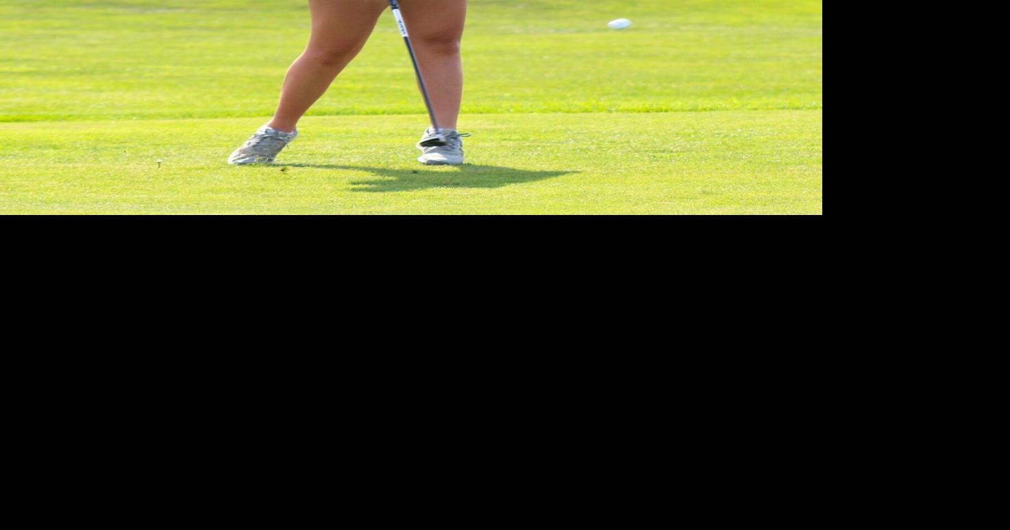 Campbell makes contact off the tee