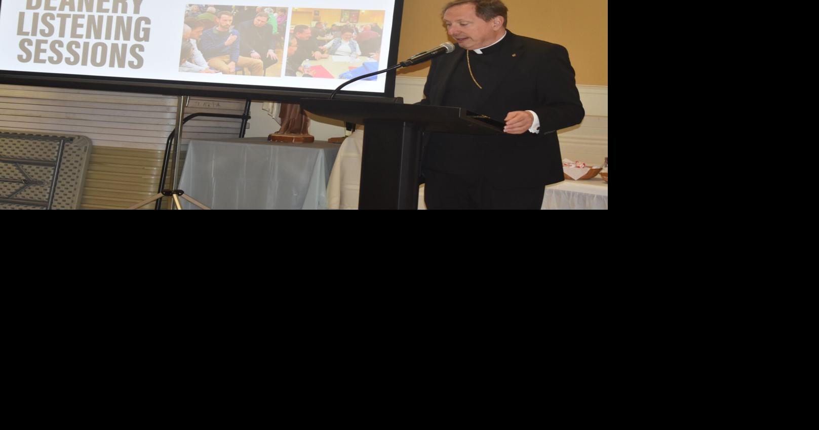 Bishop visits Connellsville for Listening Event