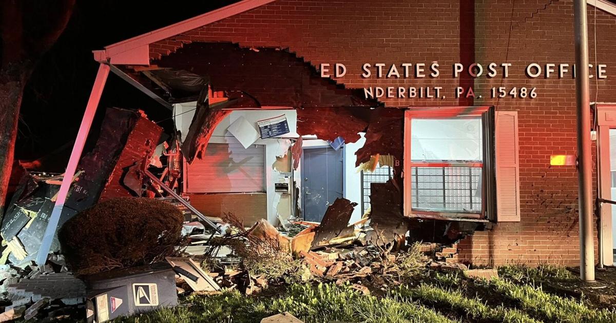 Vehicle Into Vanderbilt Post Office News Dailycourier Vehicle into vanderbilt post office news dailycourier