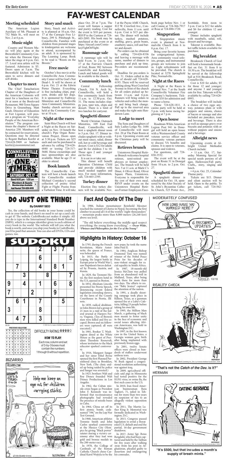 Page A5 | e-Edition | dailycourier.com