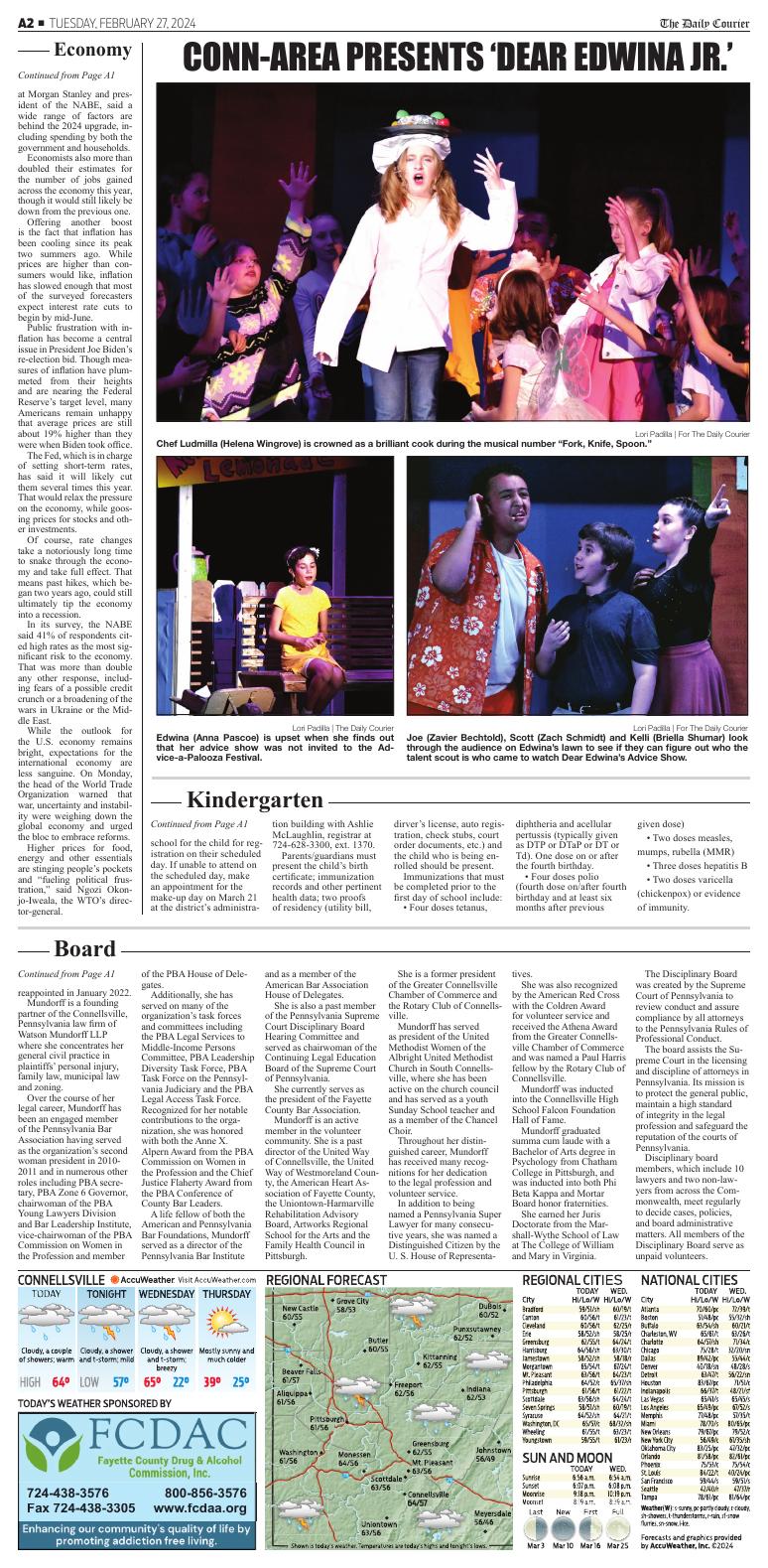 Page A2 | E-Edition | Dailycourier.com