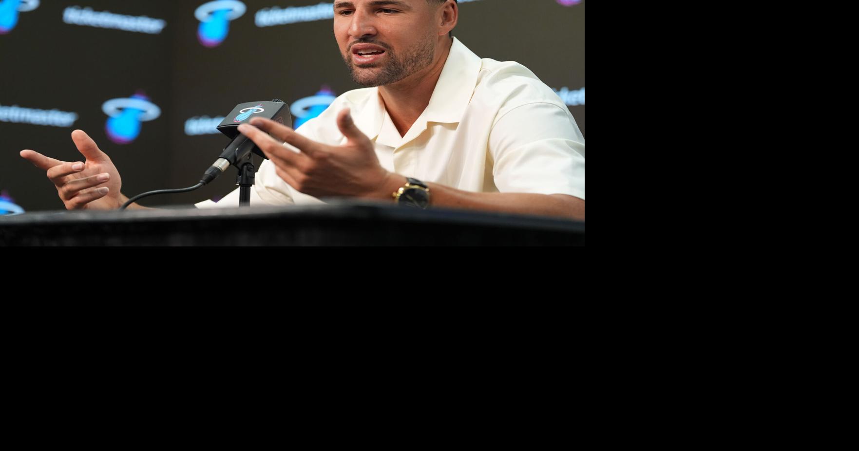 Klay Thompson says he chose the Miami Heat because he wanted the opportunity to win Klay Thompson says he already feels right at home in Miami AP Aug 25, 2026 7 mins ago