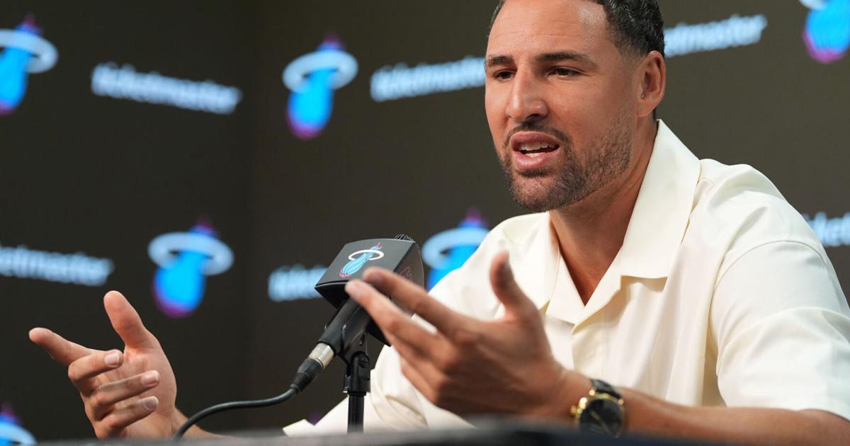 Klay Thompson says he chose the Miami Heat because he wanted the opportunity to win Klay Thompson says he already feels right at home in Miami AP Aug 25, 2026 7 mins ago