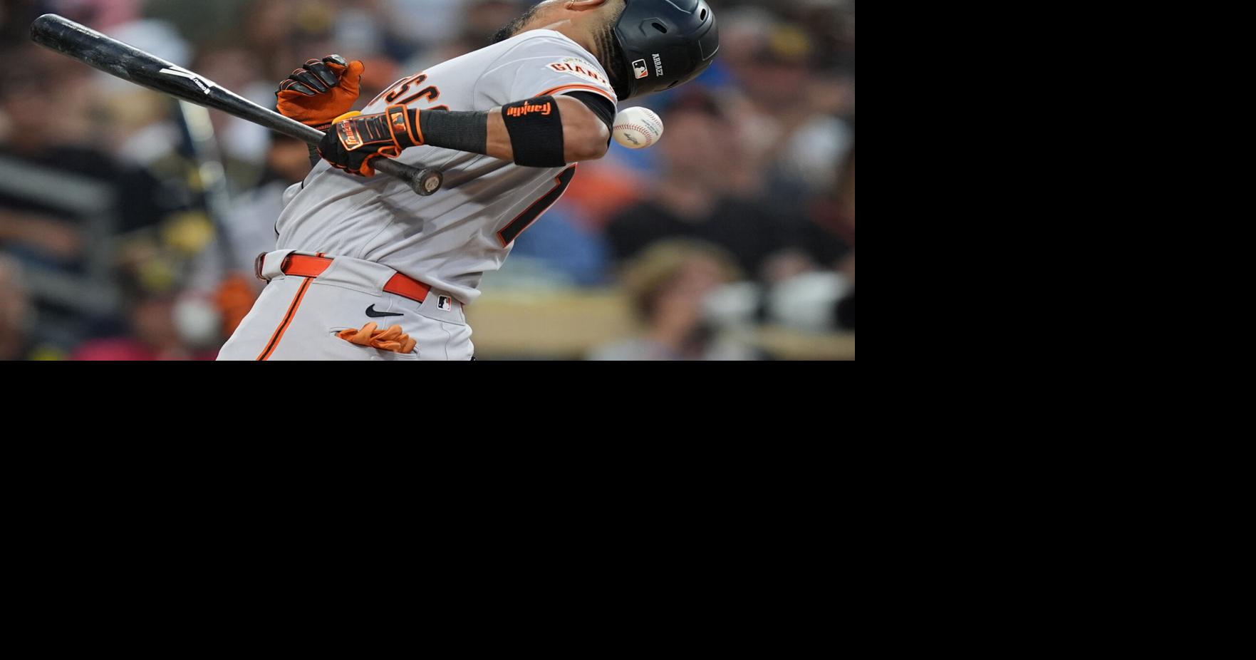 Giants scratch MLB batting leader Arraez with cramps minutes before game vs Padres AP Aug 1, 2026 3 hrs ago