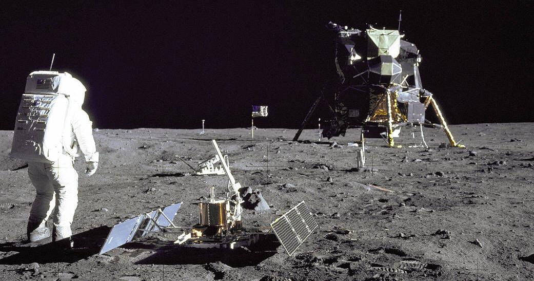 Far above the Earth, NASA's Apollo lunar lander put astronauts on the moon America's most daring, extraordinary feat, landing astronauts on the moon, remains the pinnacle of achievement by anyone anywhere By MARCIA DUNN - AP Aerospace Writer Jul 17, 2026 20 mins ago