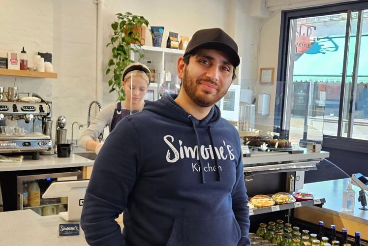 Bashir Chedrawee inside Simone's Kitchen in January 2024.