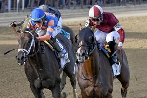 Horseracing photos from Belmont Stakes at Saratoga Saturday