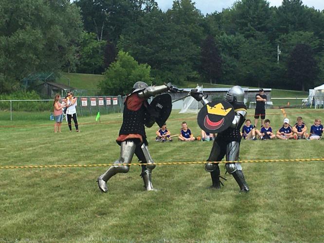 Medieval armored combat opens Gaelic Games
