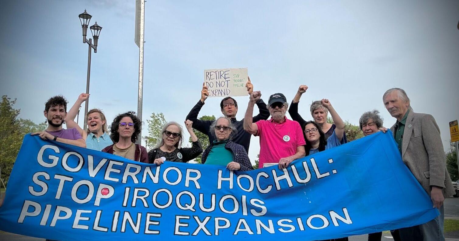 Protesters gather in opposition to the Iroquois Pipeline Expansion - Vimarsana News