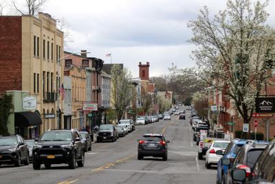 Main Street in the village of Catskill