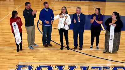 Mayfield honors Kevin and Eileen Rovito by dedicating new gym floor to ...