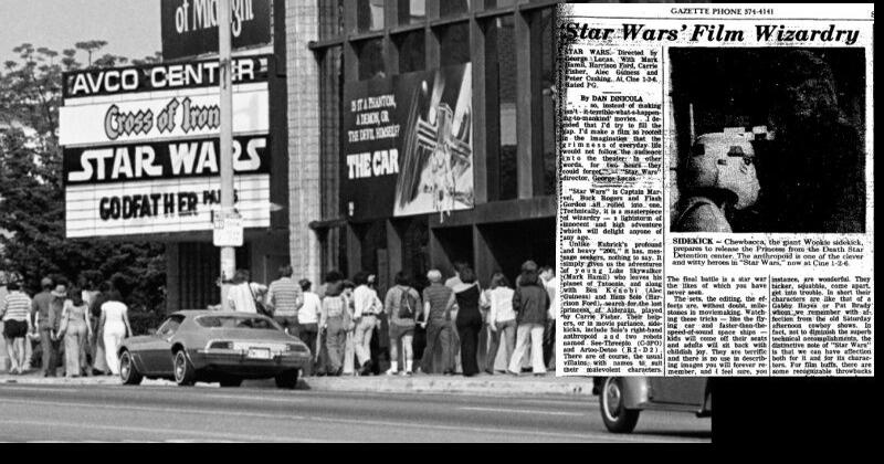 Archives 1977 – Dan DiNicola original Gazette movie review: 'Star Wars'  Film Wizardry, Ticket