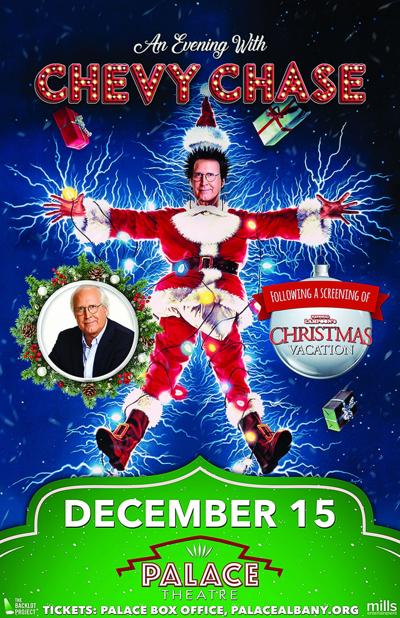 An Evening with Chevy Chase Pls a Screening of National Lampoon’s Christmas Vacation Wed, December 15 at 7:30 p.m.
