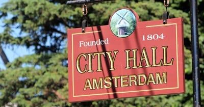 Amsterdam City Hall Sign