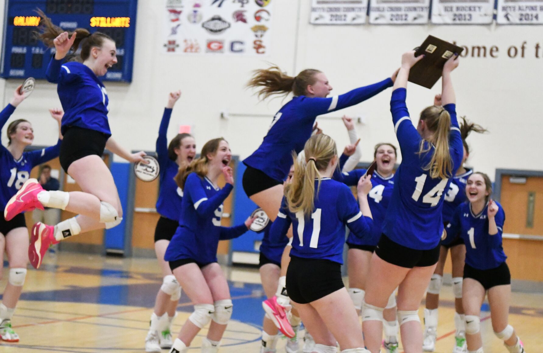 Galway Girls’ Volleyball Team Wins Fourth Straight Section Title with Sweeping Victory over Stillwater