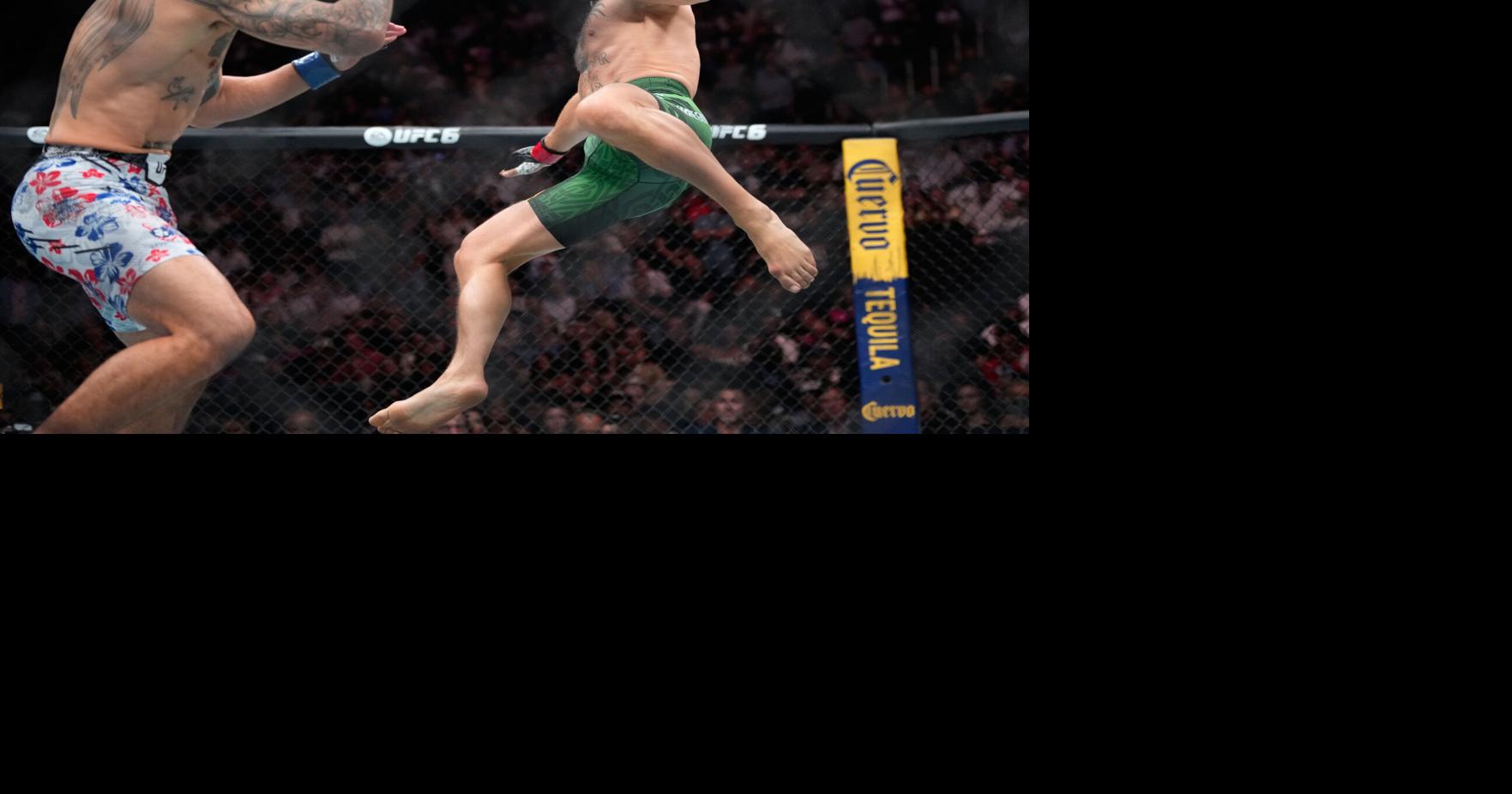 McGregor's manager says fighter had no knee injury prior to short bout with Max Holloway AP Jul 12, 2026 1 hr ago