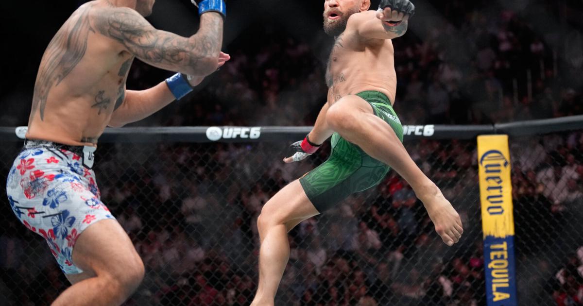 McGregor's manager says fighter had no knee injury prior to short bout with Max Holloway AP Jul 12, 2026 1 hr ago
