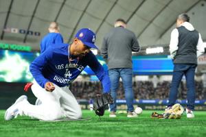 Mookie Betts is happy to be back in the Dodgers’ lineup