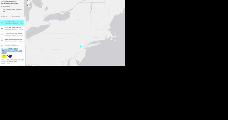 The Capital Region has felt earthquakes before, a list - Vimarsana News