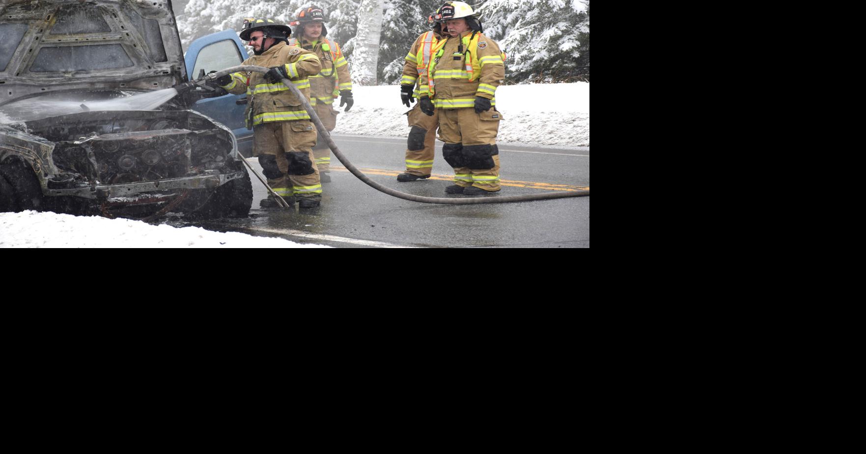 One injured following car fire and crash on state Route 3 | Local News ...