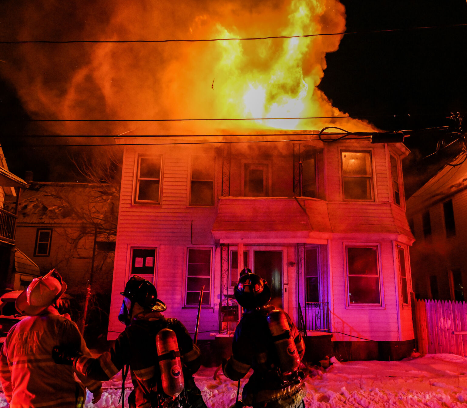 Schenectady Firefighters Respond to Hamlin Street Blaze | News ...