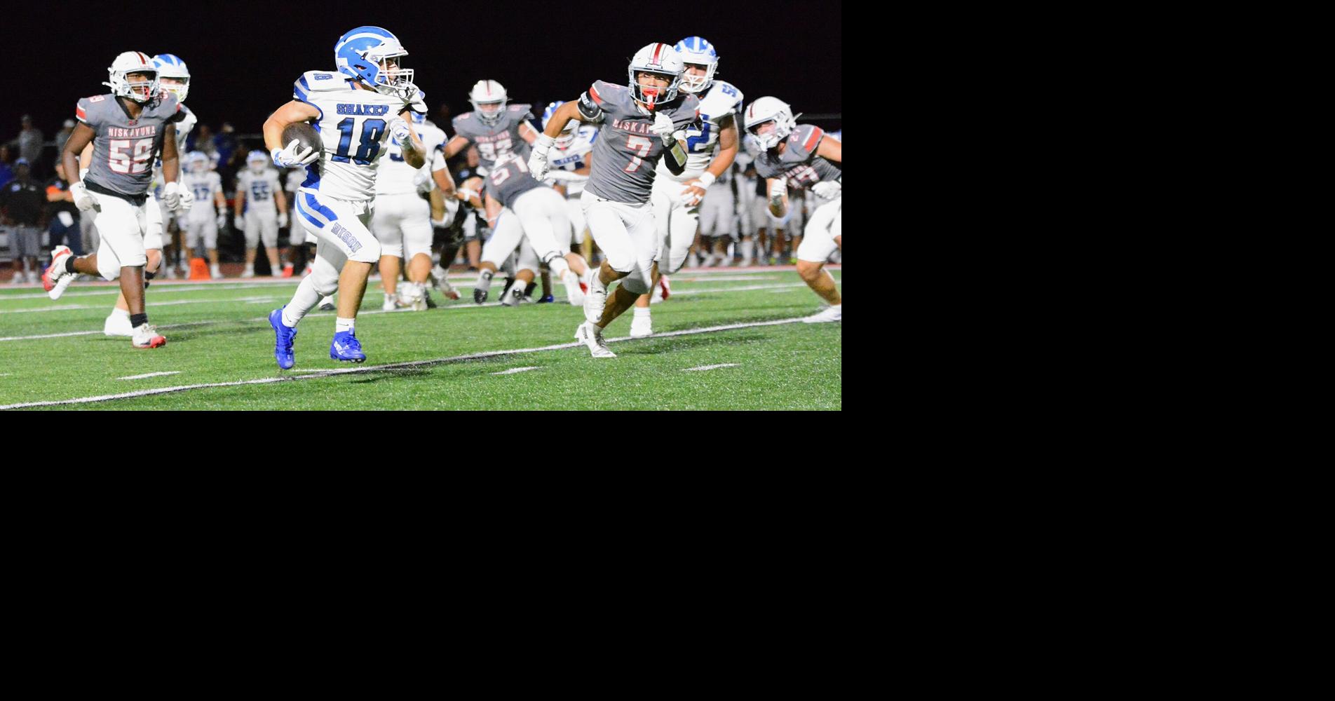 Shaker football opens season with runaway victory over Niskayuna