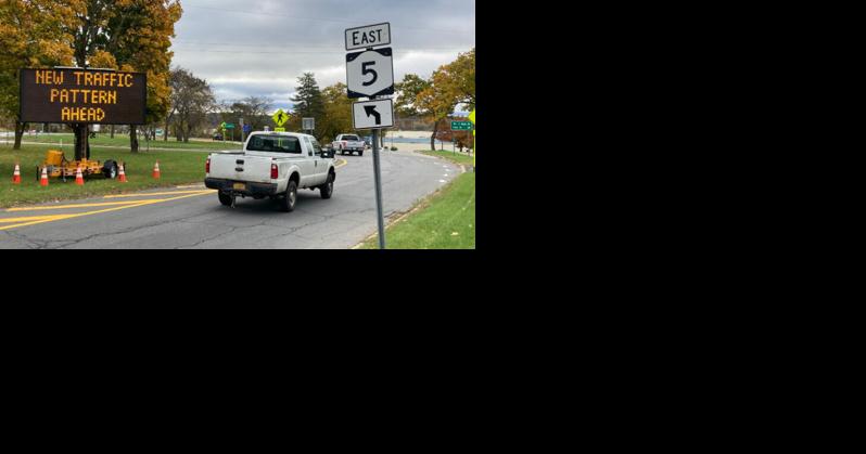 Route 5 east out of Amsterdam reduced to single lane | Amsterdam - Vimarsana News
