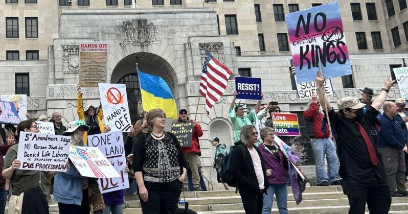 Protesters return at Albany 'Hands Off' rally on Saturday | 518 ...