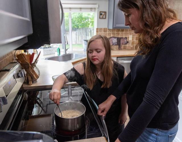 A Down Syndrome Loves to Cook in Kitchen Puerto Rico: Inspiring Passion