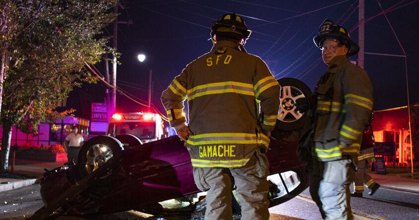 Tuesday morning Schenectady crash leaves car on its roof; Driver fell ...