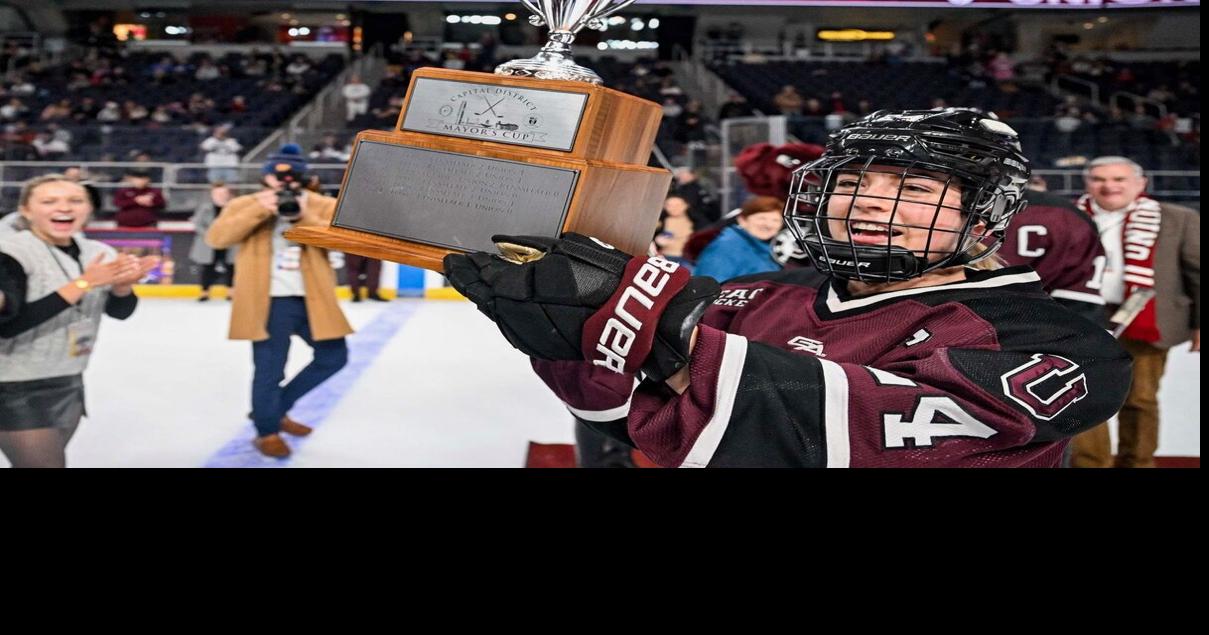 Union women's hockey seniors hoist Mayor's Cup for first time after ...