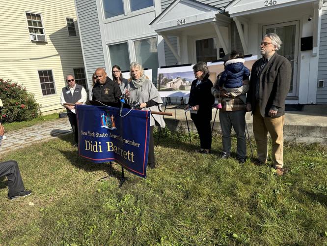 Heastie pledges support for affordable housing on Hudson visit
