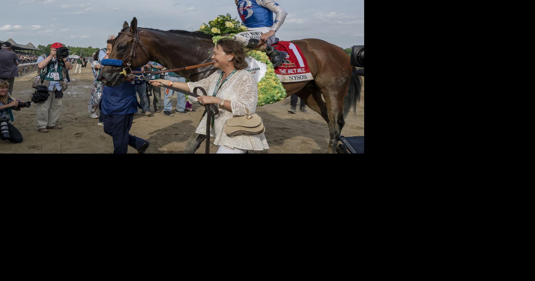 Nysos scores decisive win in Met Mile -- Belmont undercard
