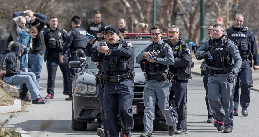Images: Active shooter training at Union College in Schenectady