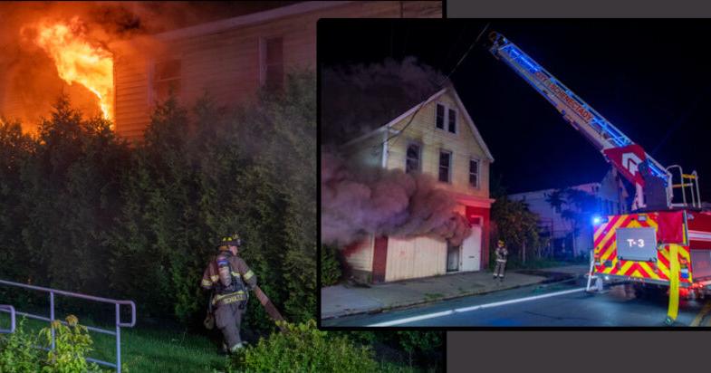 Early Thursday fire damages vacant two-story building in Schenectady ...
