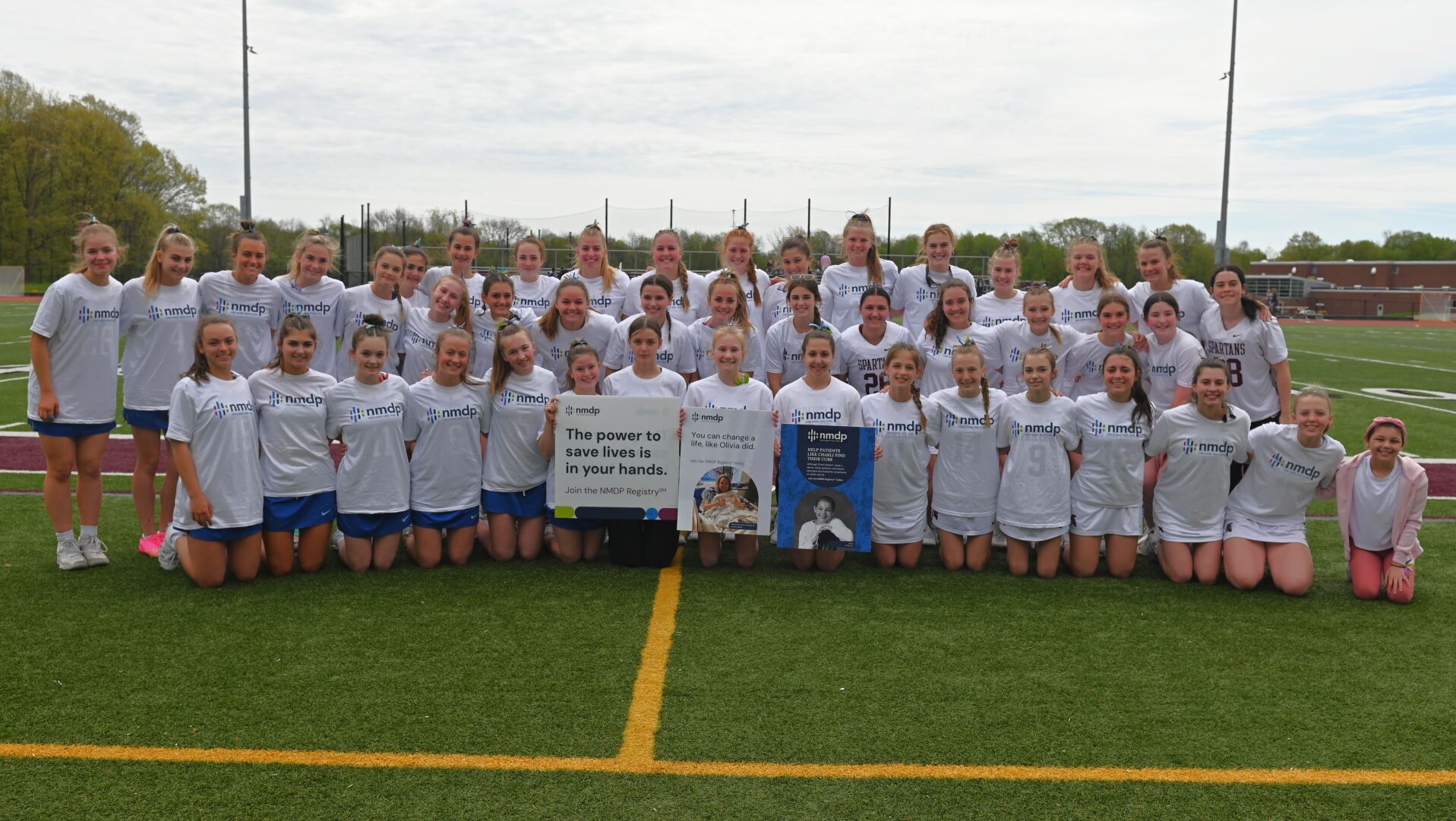 Burnt Hills, Saratoga Springs girls’ lacrosse teams come together to support National Marrow Donor Program