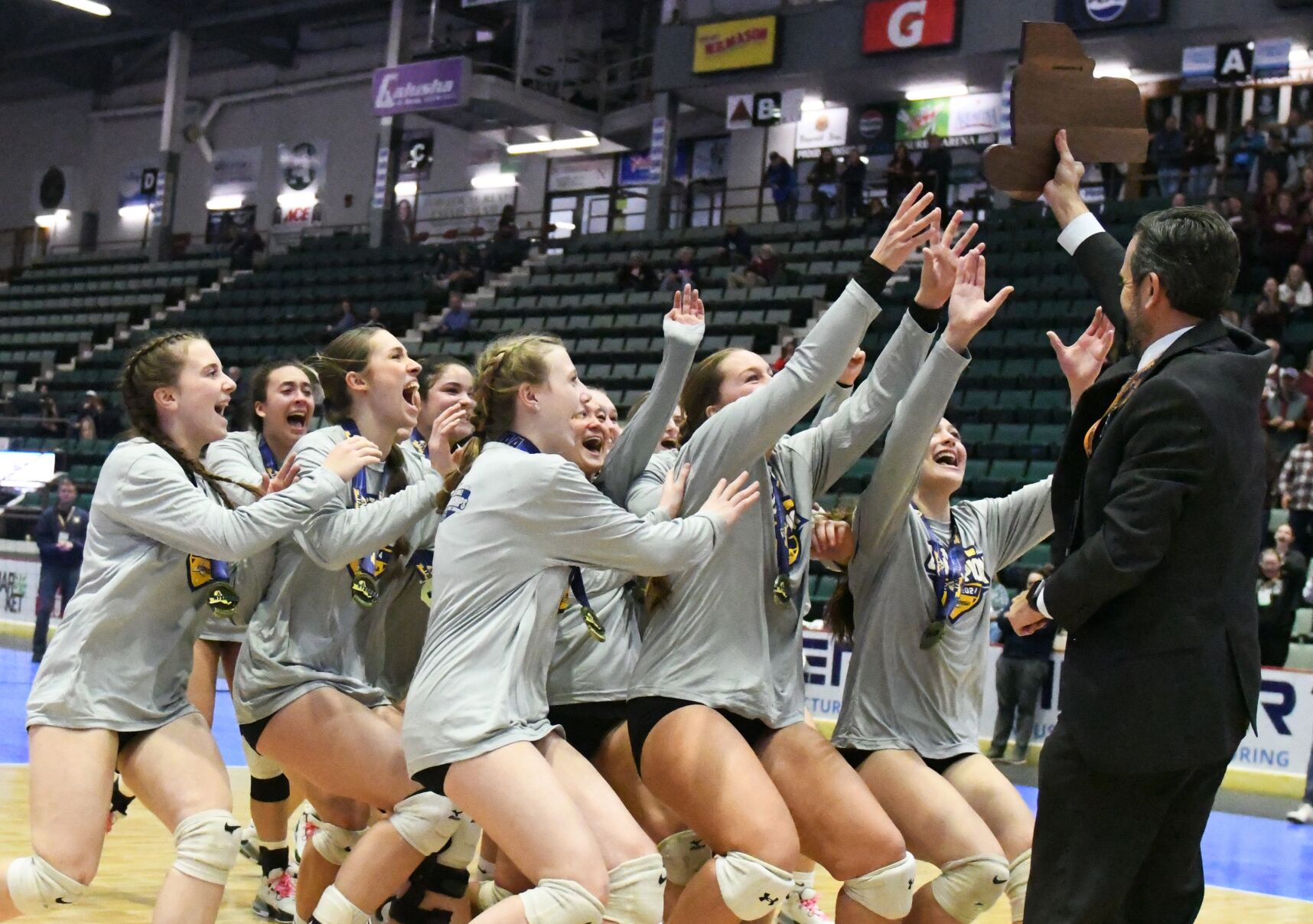 Burnt Hills-Ballston Lake Girls’ Volleyball Team Clinches 9th State Championship Win