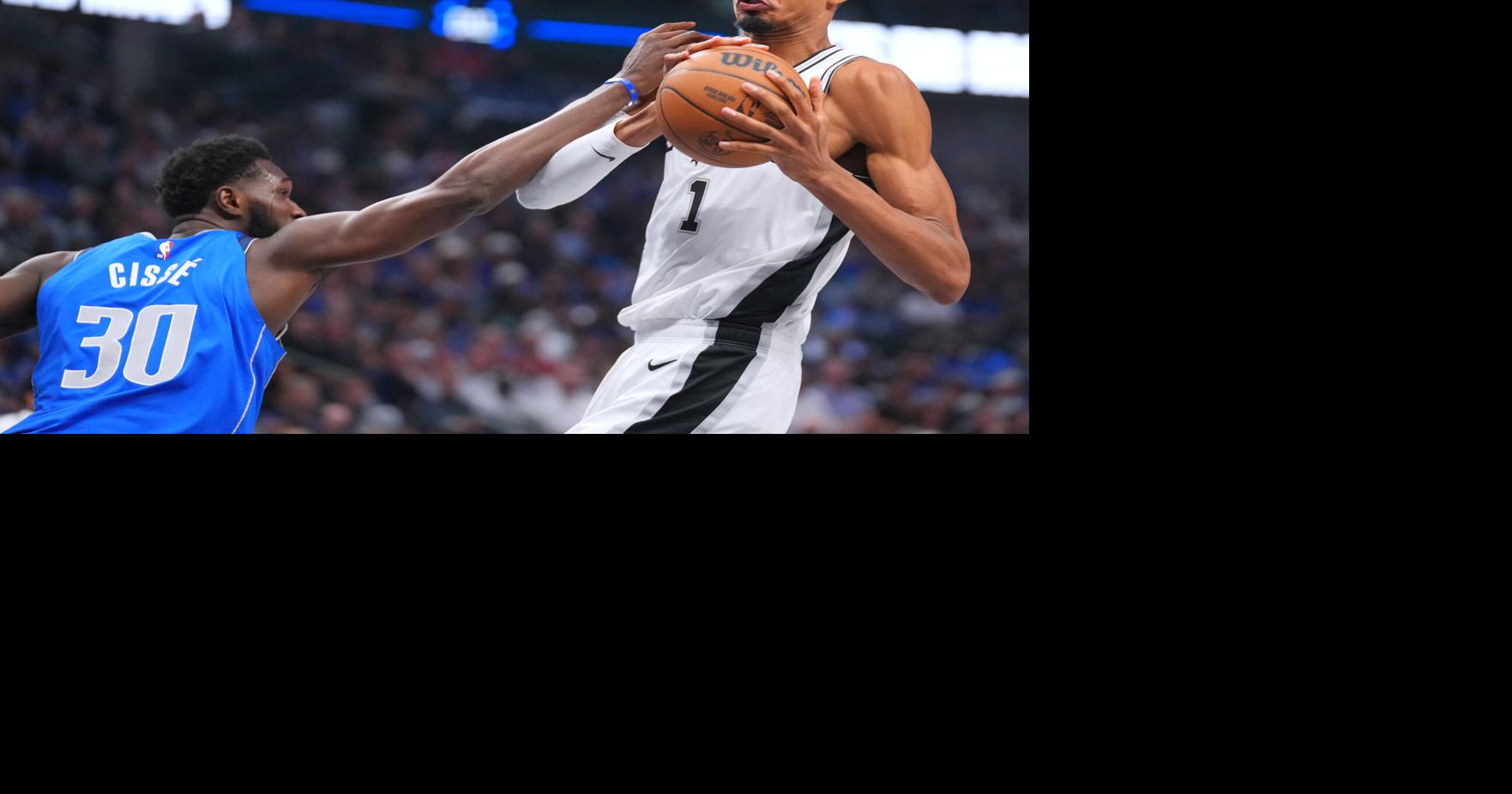 Wembanyama, Harper lead Spurs past short-handed Mavericks 122-106 for their first victory AP Oct 24, 2026 8 mins ago