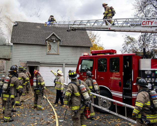 Images: Schenectady firefighters battle garage blaze Sunday on Van ...