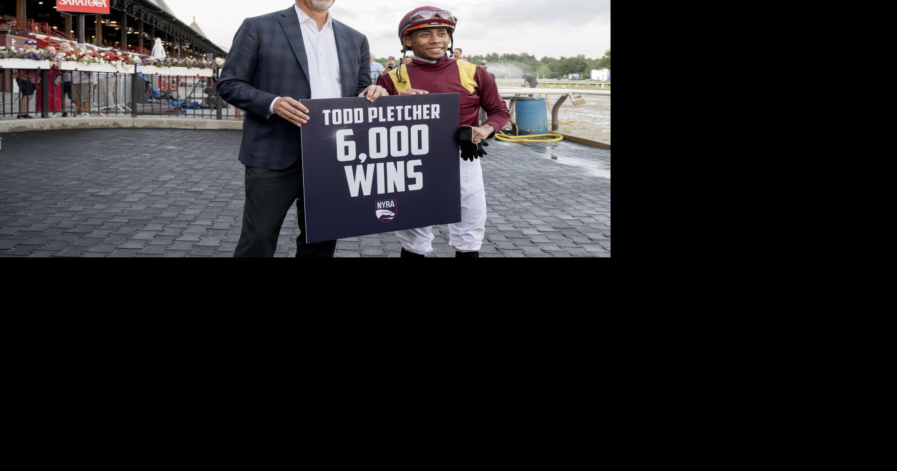 Pletcher closes card by hitting 6,000 career wins