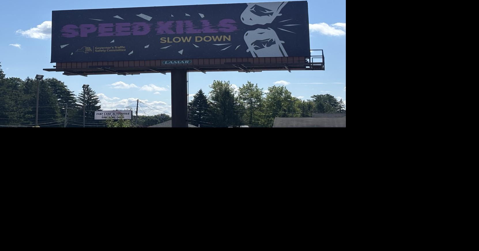 Speed kills - state places anti-speeding billboard in Halfmoon
