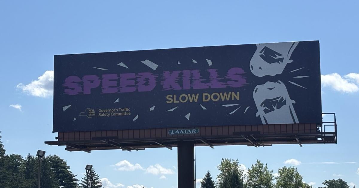 Speed kills - state places anti-speeding billboard in Halfmoon