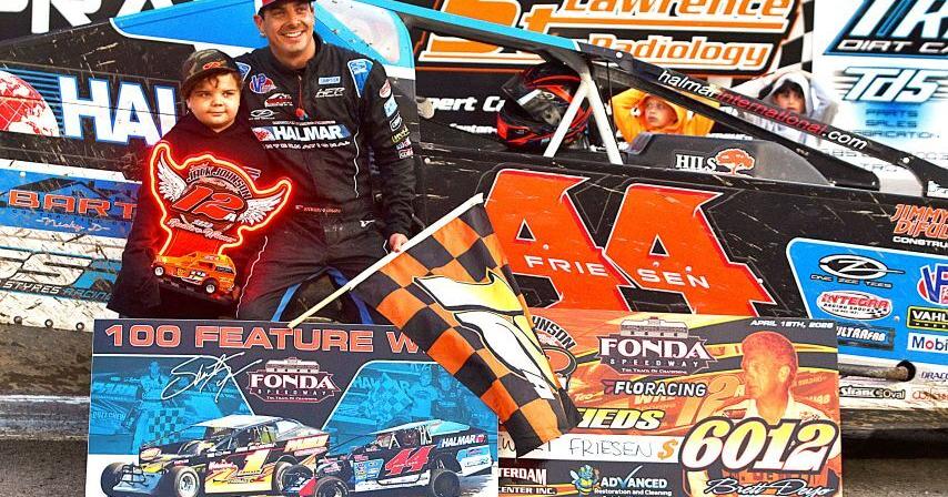 Friesen earns 100th career modified feature win at Fonda Speedway