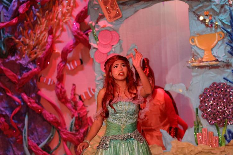 Broadalbin-Perth students perform during a rehearsal for this weekend's performances of "The Little Mermaid"