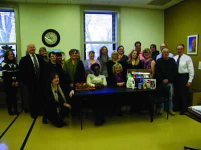 Court House staff donates to the Salvation Army