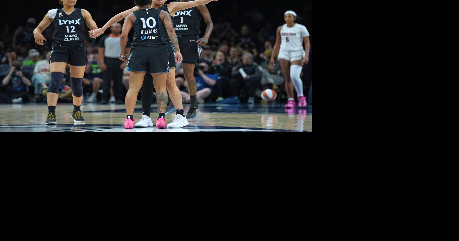 Courtney Williams scores 25, Natasha Howard adds 22 and the Lynx beat the Dream 96-81 AP May 27, 2026 15 mins ago
