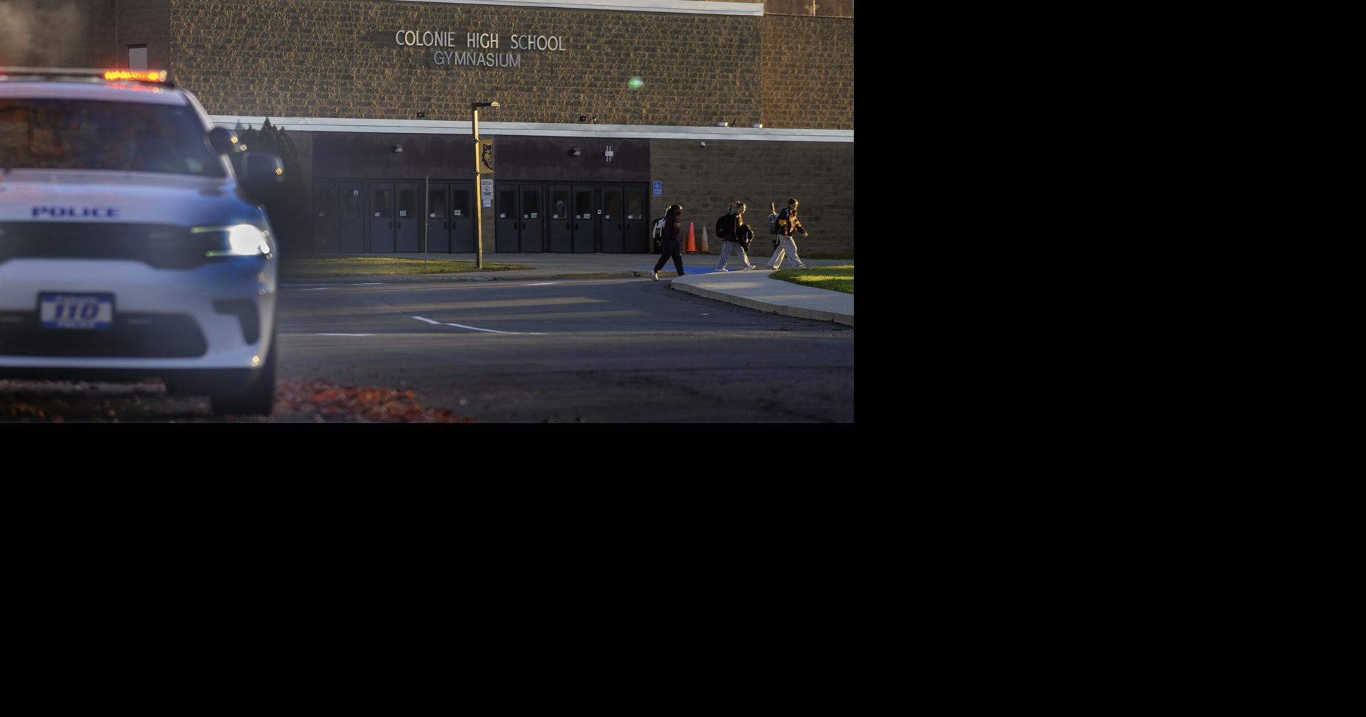 Police presence welcomes Colonie High School students Monday